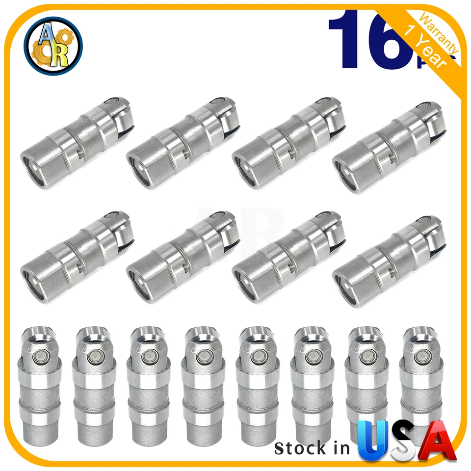 Elevadores de rodillos de válvula de motor 16X para Ford Explorer Mercury Lincoln F2SZ6500A Foto 1 de 4