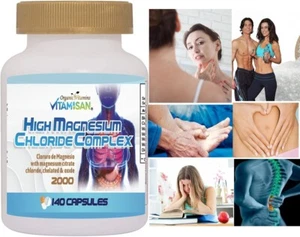 Magnesium Complex 140 Capsules High Absorption Magnesium the Best magnesium USA - Picture 1 of 12