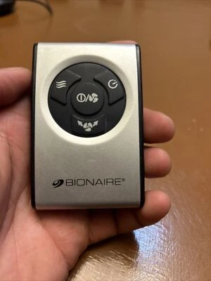 A2 Bionaire 4 Button Ceramic Heater Remote Control Silver Original Works - Image 1 of 2