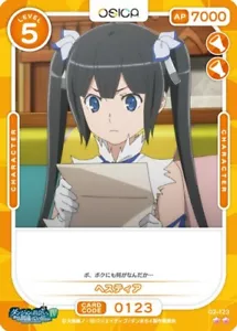 02-123 N Hestia Osica DanMachi Wrong Pick Up Girls Dungeon Japanese Card - Picture 1 of 1