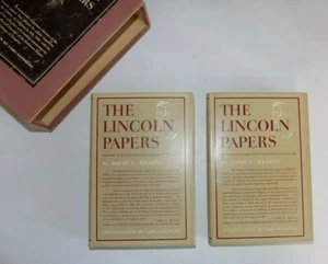 David C Mearns, Carl Sandburg THE LINCOLN PAPERS 1st Edition 2 Volume Set - 1948 - Picture 1 of 12