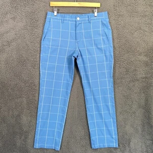 Bonobos Golfhose Herren 32x30 (33x30) blau kariert Straight Fit Performance - Bild 1 von 23