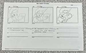 Disney Pepper Ann Original Hand Drawn Storyboard Art Sketch by Craig Kemplin #7 - Picture 1 of 3