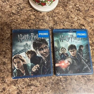 Harry Potter Deathly Hallows Part 1 & 2 Blu-Ray PROMO Bonus Material NEW Sealed - Picture 1 of 7