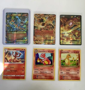 Mega Charizard EX 12/83 (FULL ART), Charizard EX , Charmeleon, Charmander - Picture 1 of 8