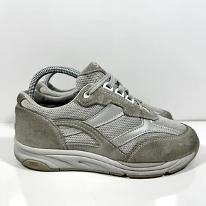 SAS Tour Mesh Lace Up Sneaker Dust Suede Gray Comfort Womens 7 W Wide Width - Picture 1 of 9