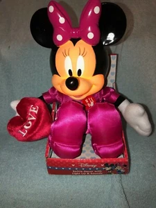 Neu Minnie Mouse Valentinstag Light Up and Sound Softie - Bild 1 von 5