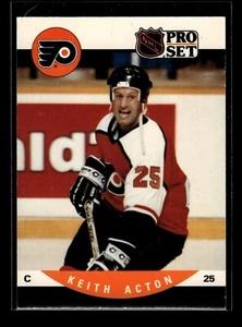 1990-91 Pro Set #497 Keith Acton (VG)(HKY) - Picture 1 of 2
