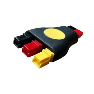 PowaKaddy Plug N Play Adaptor 3 Way Anderson Plug Golf Battery Connector Cable