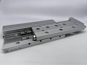 SMC MXF20-75 Low Profile Air Slide Table Cross Roller Stroke Pneumatic Guided - Picture 1 of 17