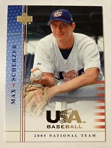 Max Scherzer 2005 Upper Deck USA Rookie Card #usa56 (4484) - Foto 1 di 2