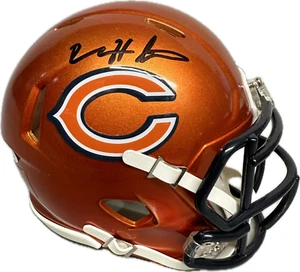 Devin Hester Chicago Flash Signed Mini Football Helmet (JSA) - Picture 1 of 2