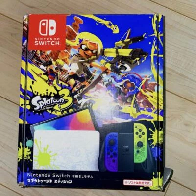 Nintendo Switch Splatoon 3 Limited Edition OLED-Modell Konsole 64GB Japan OVP - Bild 1 von 3