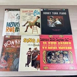 6 Honky Tonk Vinyl Record Lot Rag Pickers Andy Rocke Jo Anne Castle Eddie Miller - Imagen 1 de 13