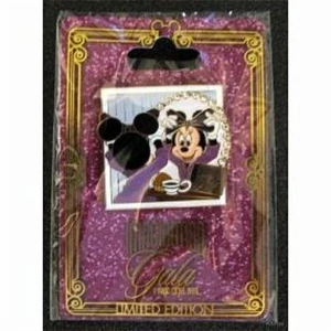 Morning Minnie Mouse RARE LE 500 Disney pin Gala Breakfast Mirror Coffee Muffin - Picture 1 of 1