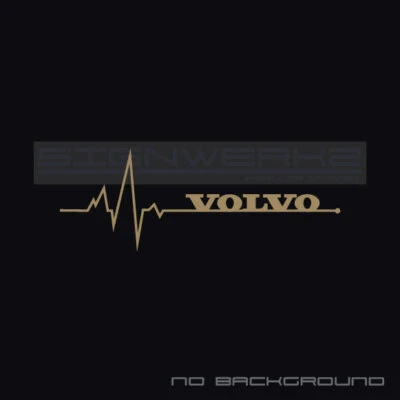 Par de calcomanías pegatinas pulso corazón Volvo izquierda Suecia R XC90 XC60 V60 V90 Foto 1 de 4