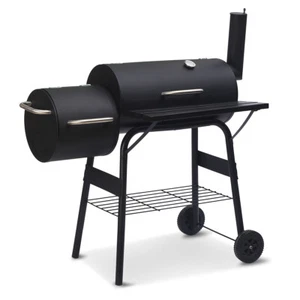 Wallaroo 2-in-1 Outdoor Barbecue Grill & Offset Smoker - Picture 1 of 10