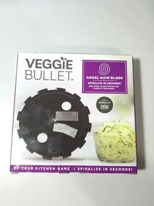 Hoja de pelo de ángel bala vegetal (2 mm) espirales de frutas vegetales acero NUEVA EN CAJA - Imagen 1 de 4