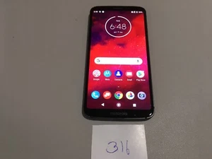 MOTOROLA MOTO Z3 XT1929-17 VERIZON 64GB BLACK 316 - Picture 1 of 14