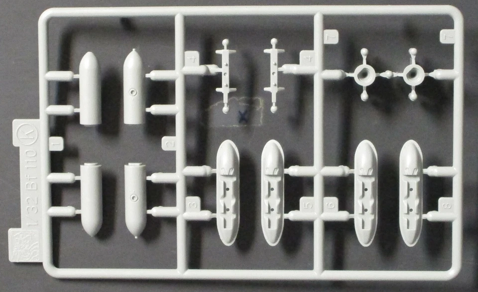 Dragon 1/32nd Scale Bf110C-7 - Parts Tree K from Kit No. 3203 - Image 1 of 1