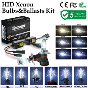 2x 55W H1/H3/H4/H7/H8/9005/9006 HID Xenon Brenner Ballast Birne Set 4300K~12000K - Bild 1 von 23