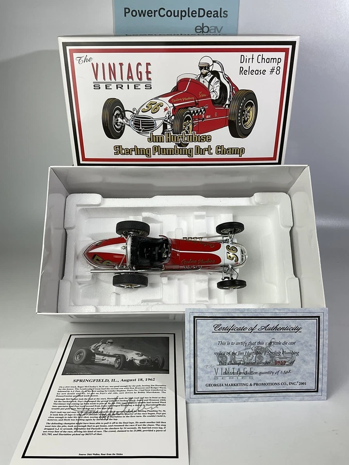GMP 7628 Jim Hurtubise #56 Sterling Plumbing Dirt Champ 1/18 Scale