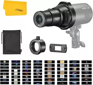 Godox AK-R21 Projection Attachment Kit with AK-S Full Slide Set (60Pcs) for roun - Picture 1 of 9