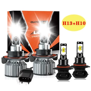 4X For Ford F-150 2004-2014 Front LED Headlight Hi Lo Beam Fog Light Bulb 12000K - Picture 1 of 11