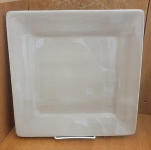 Tabletops Gallery MISTO LIGHT TAUPE Square Dinner plate, 10 1/2", New / NWT - Picture 1 of 7