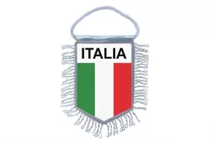 Mini banner flag pennant window mirror cars country banner italy italian - Picture 1 of 1