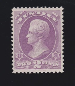 US O26 2c Justice Department Official Mint w/ PF Cert VF OG H SCV $310 - Picture 1 of 3