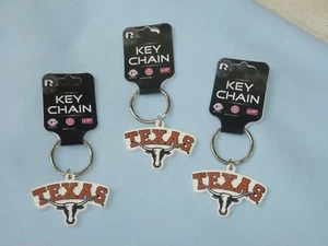 TEXAS LONGHORNS Flex style logo KEYCHAIN  (Quantity of 24)  NWT by Rico - Picture 1 of 5