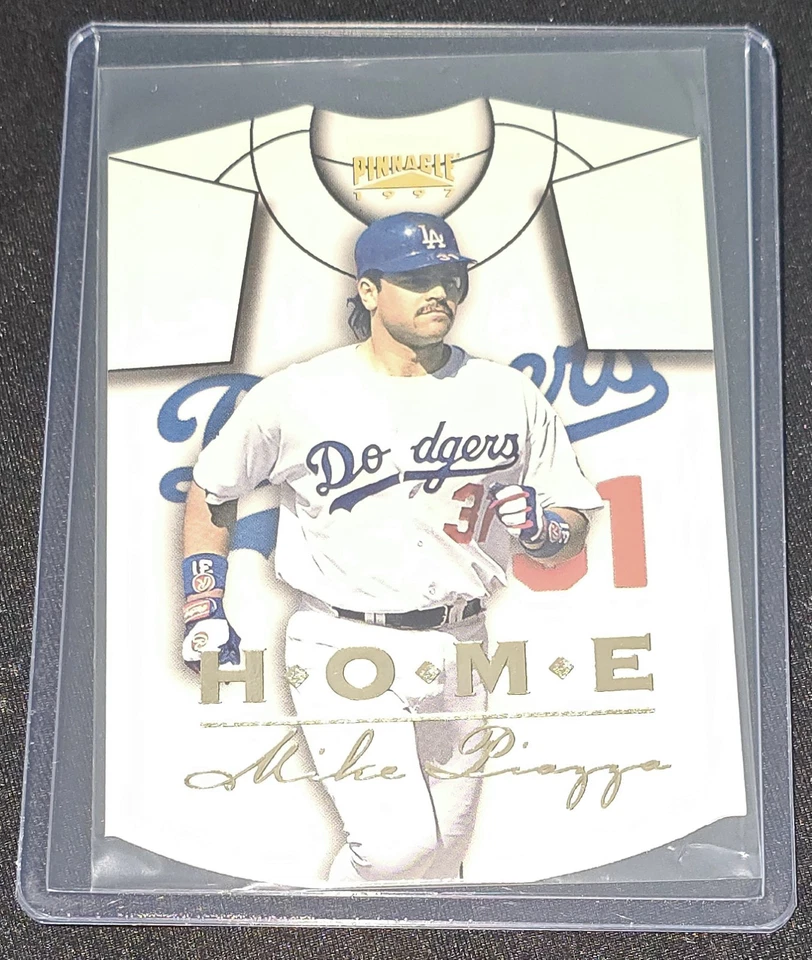 Camiseta deportiva Pinnacle Home/Away Mike Piazza Home 1997 troquelada jugador de la corte #6/24 🔥🔥🔥 Foto 1 de 2