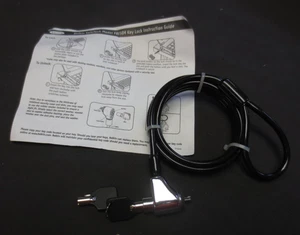 BELKIN SAFETECH MODEL F8E504 COMPUTER KEY LOCK & CABLE SECURE TO FIXED OBJECT - Picture 1 of 3
