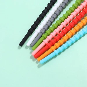 10 PCS Silikonkrawatte Kabelbinder Für Datenleitungen Schleifenkabel - Bild 1 von 12