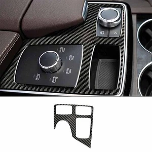 Real Carbon Fiber Shift Strip Cover Central Console Gear 2012-16 For Benz ML GL - Picture 1 of 6