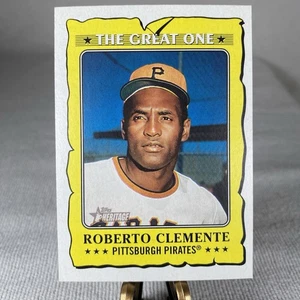 ROBERTO CLEMENTE 2021 Topps Heritage #GO-4 The Great One Pittsburgh Pirates - Picture 1 of 7