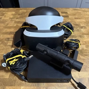 PLAYSTATION PSVR - VR HEADSET PS4 PLAYSTATION 4 VISORE - COMPLETO TESTATO - Foto 1 di 8