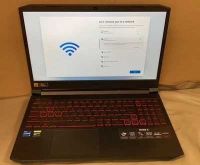 Acer nitro 5 Laptop i5-11400H NVIDIA GeForce GTX 1650 32G+2TSSD Win 11 - Image 1 of 4