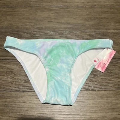 Bikini Pierna Alta Cheeky Traje de Baño Traje de Baño Parte Inferior Tie Dye Talla Pequeña 0-2 Nuevo con Etiquetas Foto 1 de 4