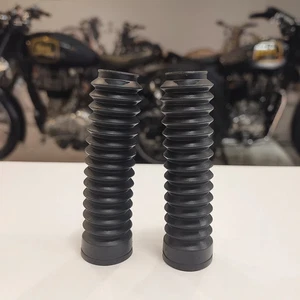 Front Fork Gaiter Below Rubber Set  Fits Royal Enfield Himalayan 411cc - Foto 1 di 9