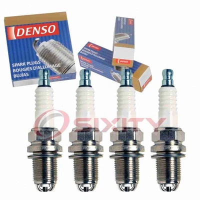 4 pc Denso Standard Spark Plugs for 1997-2002 Audi A4 Quattro 1.8L L4 or - Image 1 of 4