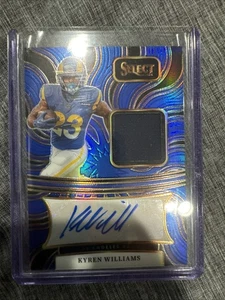 2024 Select - Kyren Williams Signature Memorabilia Auto Azul Color Match/149 - Imagen 1 de 2