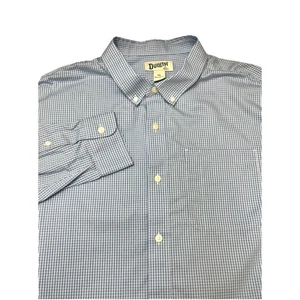 Camisa de manga larga a cuadros azul calce relajado Duluth talla 2XL - Imagen 1 de 4