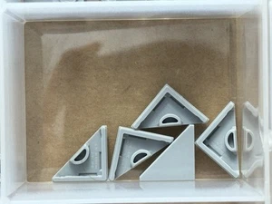 LEGO Parts - Piastrella Grigio Azzurro 2x2 Triangolare - n. 35787 - QTÀ 5 - Foto 1 di 1