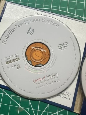 2006 2007 HONDA RIDGLINE  ACCORD PILOT ACURA MDX NAVIGATION DVD VER 4.55A OEM🟠 - Image 1 of 2