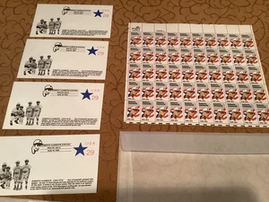 USPS Roberto Clemente Sheet of 20 Cent Stamps + 4 Unused Stamped Envelopes - Picture 1 of 7