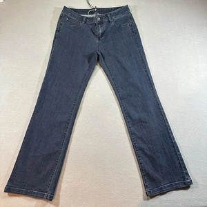Prada Damen Jeans Größe 8/29 Blau Dark Wash Denim Mid Rise Straight Leg Freizeit - Bild 1 von 11