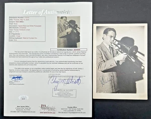 Glenn Miller Fountain Pen Signed 5" X 7" B&W Photo JSA Certification - Picture 1 of 3