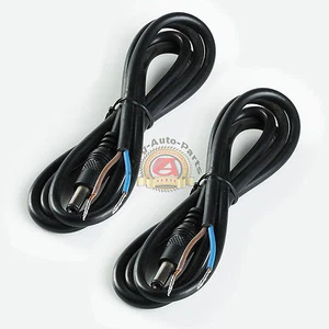3.5Ft DC Power Male Jack Plug with 2 Cond Wire Brown and Blue DCPLUG-8203 2PCS - Picture 1 of 2